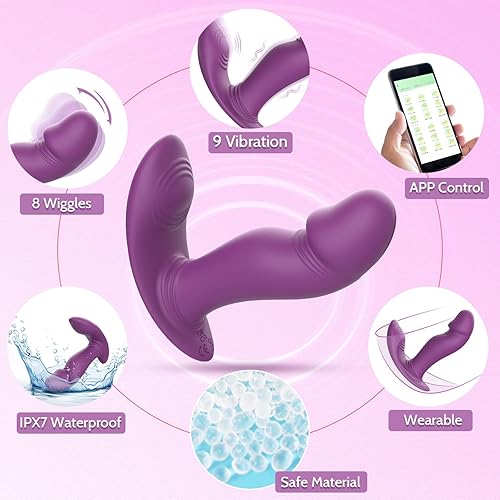 Miniatura 4 de Vibrador de punto G para el clítoris, juguetes para adultos para mujeres con 8+9 modos de estimulación vibratoria, Banenu APP Control remoto