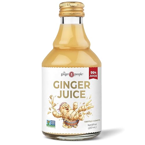 Fiji Ginger Juice by The Ginger People, botella de vidrio de 8 onzas (paquete de 1)