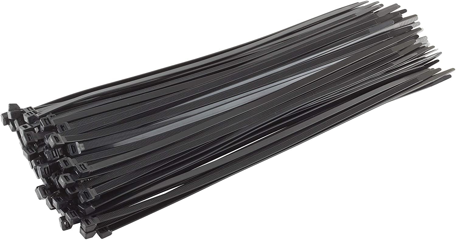 GraspaDeal Nylon 18 Inch 450mm x 8mm Strong Griping Cable Zip Tie Black- (1 Pkt.=100 Pcs) (B09WKK6YV6) Amazon Price History, Amazon Price Tracker