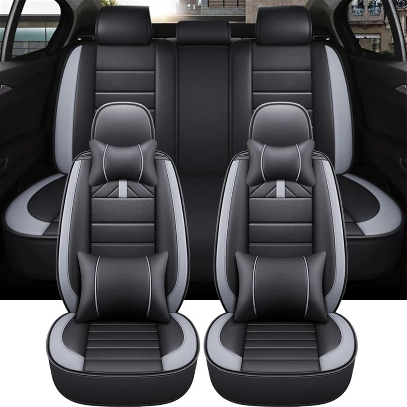 Housse de coussin de siège auto cuir étanche pour préserver l'intérieur