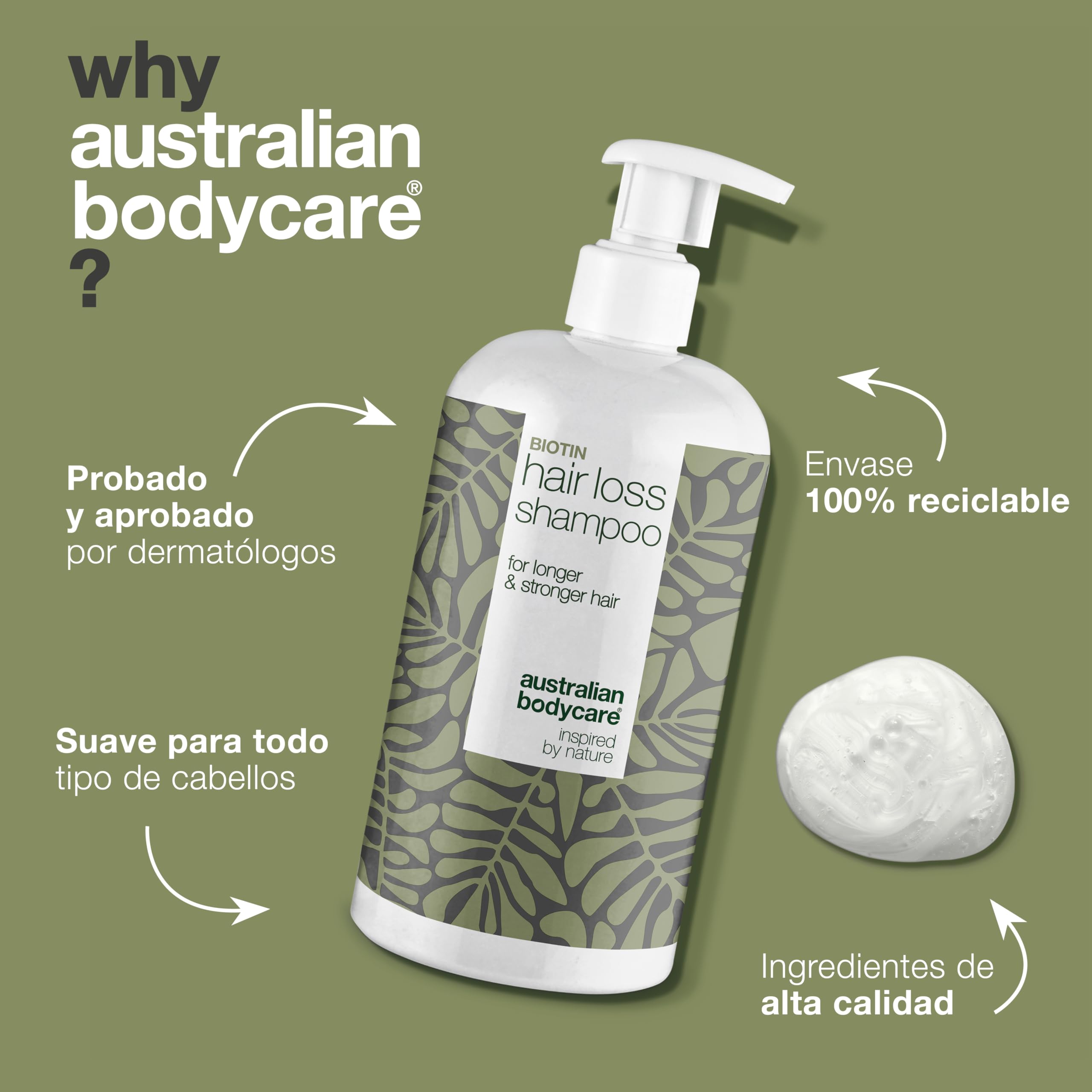 Champú Hair Loss 500 ml para Caída del Cabello