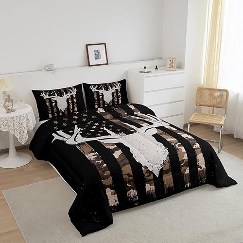 Miniatura 8 de Juego de edredón de molino de viento de granja, tamaño matrimonial, ropa de cama rústica con puerta de granero para vaquero, vaquera, regalos