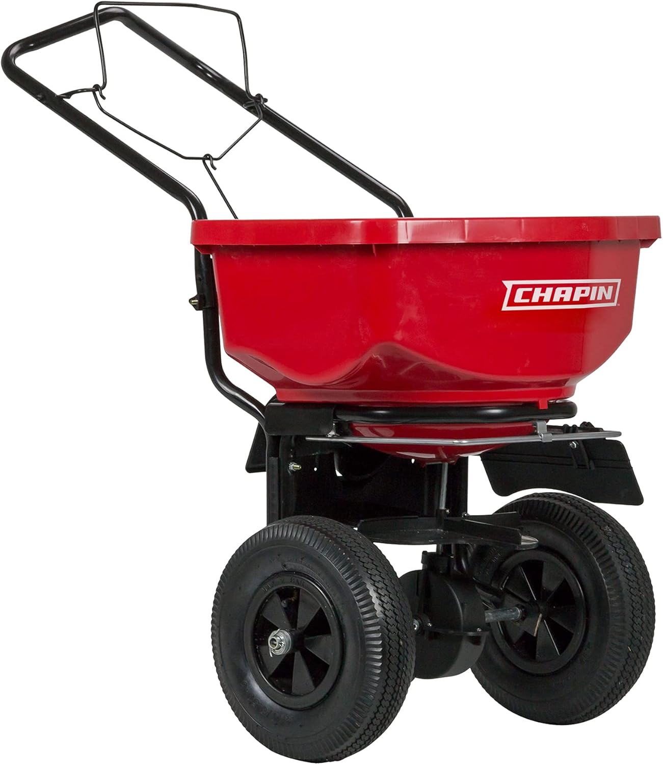 Chapin International 80LB Residential Turf Spreader, 80 lb, Red