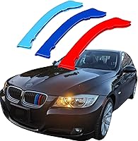 Vista 9 de Insertos de Parrilla Automotriz para BMW Serie 3 E92 E93 320i 325i 330i 335i 2006-2009 (Solo Compatible con 14 Vigas), Accesorios de Parrilla Frontal