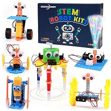 6-in-1 Robot Construction Kit STEM Toy for Children from 8