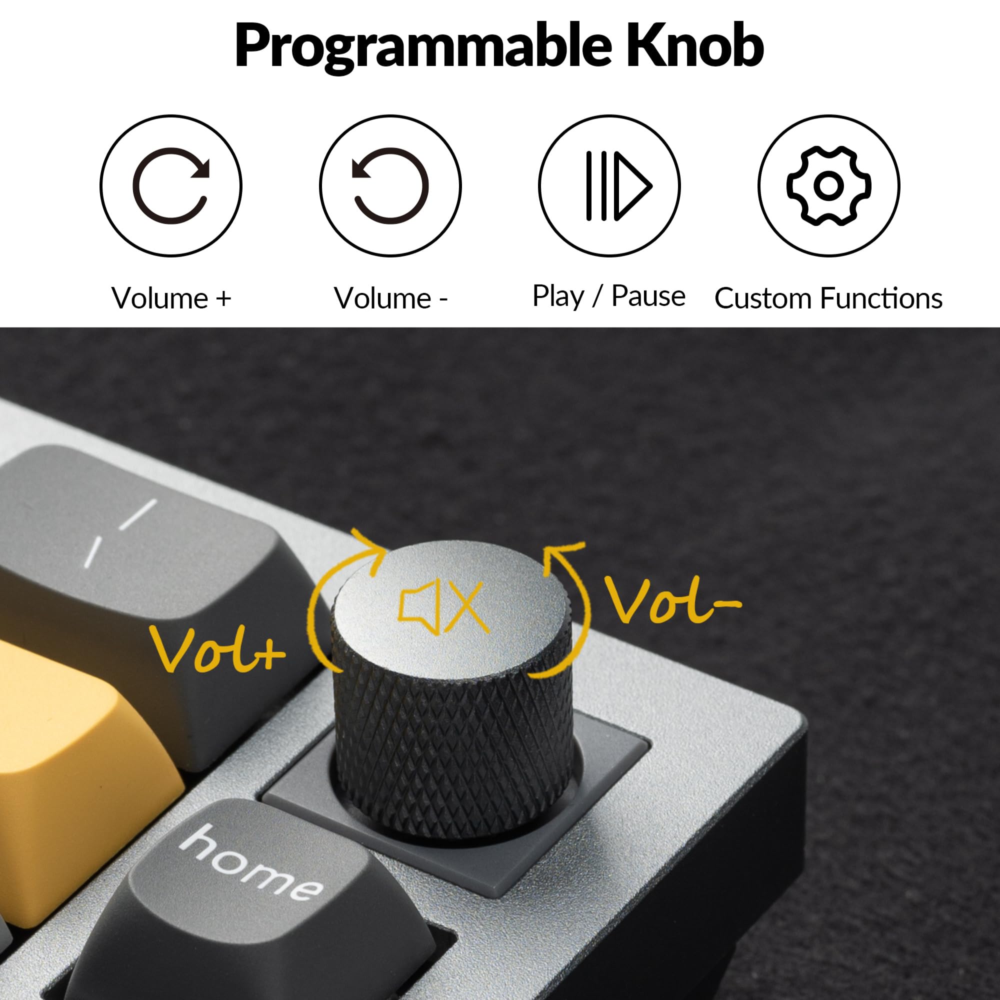 Amazon | Keychron Q9 52キー 40%レイアウト メカニカルキーボード