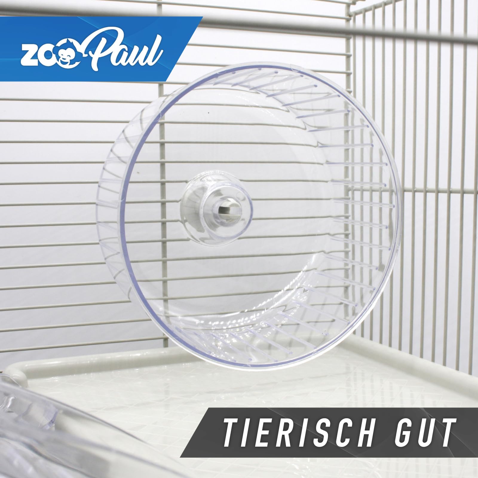 ZooPaul Nagerkäfig Hamsterkäfig Deluxe Pastel in grau grün inkl. Zubehör für Kleintiere Nager Hamster usw.