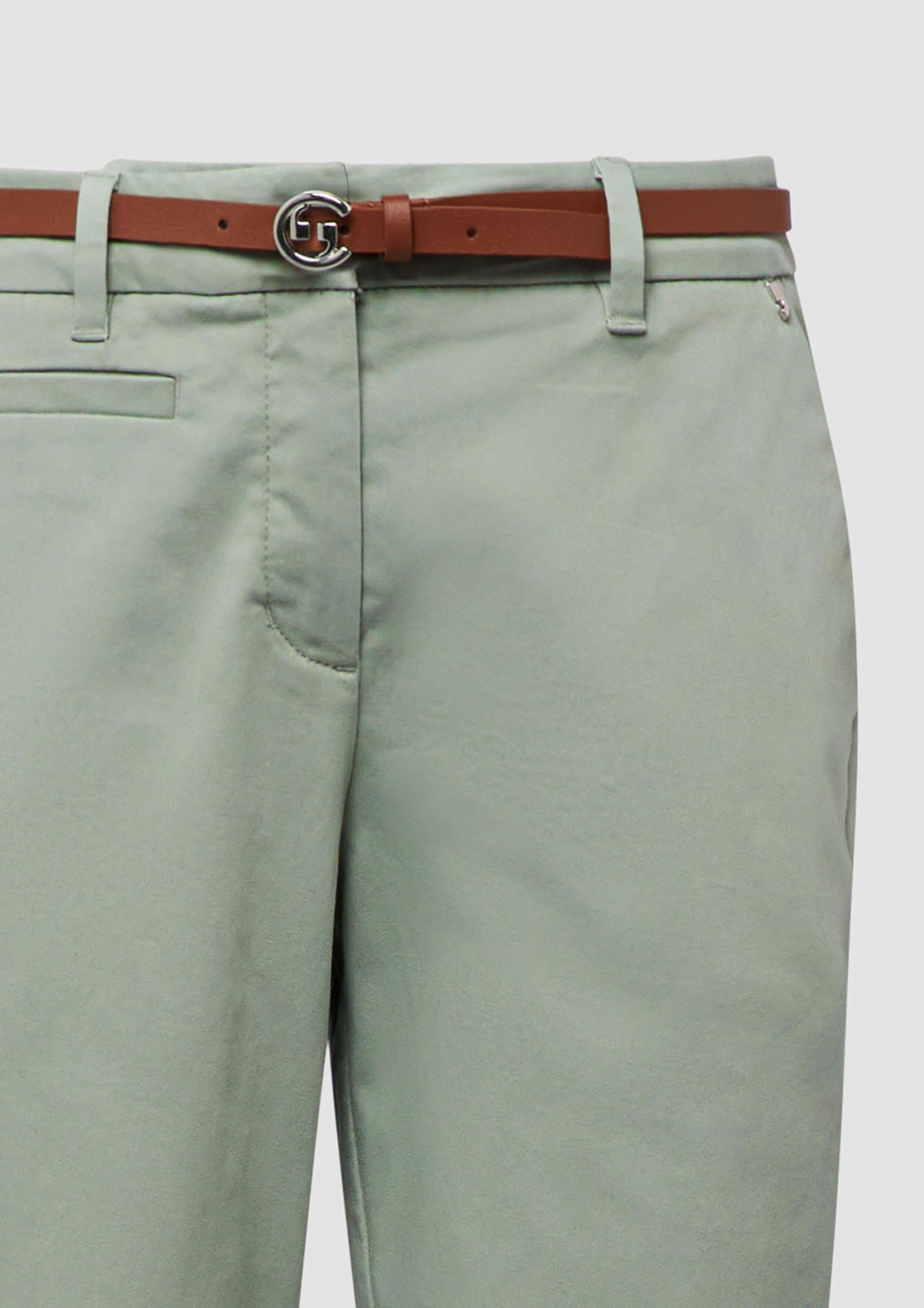 Comma Chino mit integriertem Gürtel