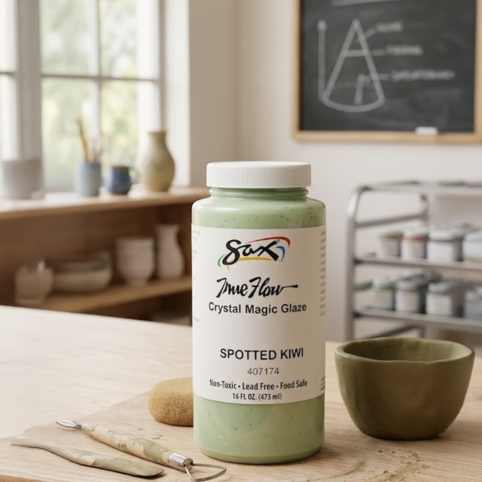 Amazon.com: Sax True Flow Crystal Magic Glaze - 1 Pint - Spotted