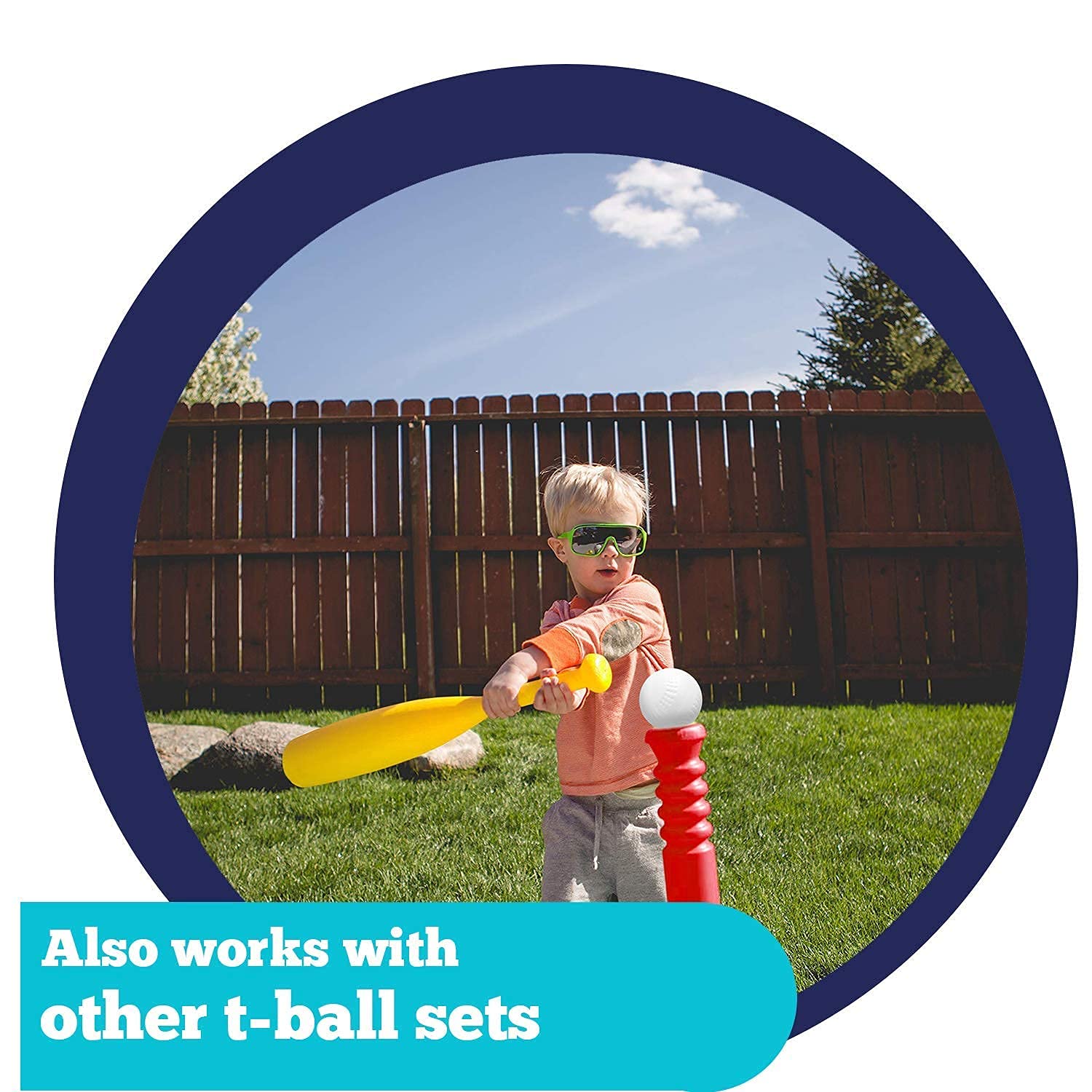 Pelotas de béisbol de repuesto para niños pequeños y pequeños para Little Tikes Triple Splash T-Ball y Splash Hit Tennis | Pelotas de plástico perfectas para práctica de tee-ball | Paquete de 6 8