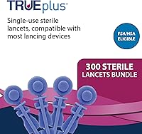 Vista 2 de 3 x 100 unidades de lancetas 30g TRUEplus® + Libro de registro TRUEplus®