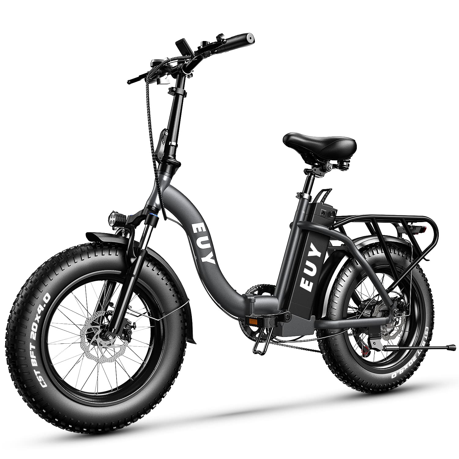 Buy EUY Folding Electric Bike for Adults,48V18Ah/16Ah Removable Lithium