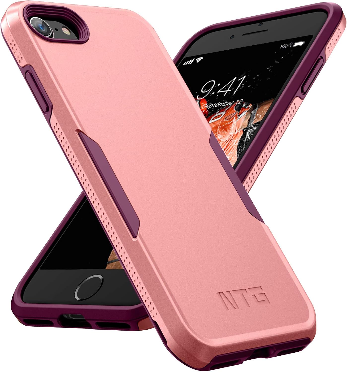 NTG Shockproof Designed for iPhone SE 2022/3rd/2020,iPhone 8/7 Case, HeavyDuty Tough Rugged