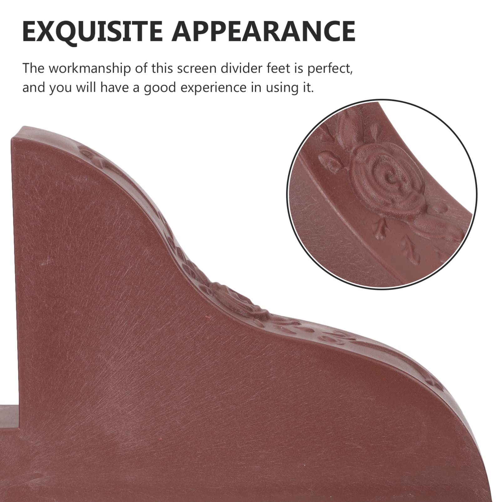 Supporto Per Divisorio Con Ruote – 2 Piedini Regolabili Da 1 A 6 Cm, Base In Alluminio 42x4,2x18 Cm, Carico 100 Kg Per Uffici