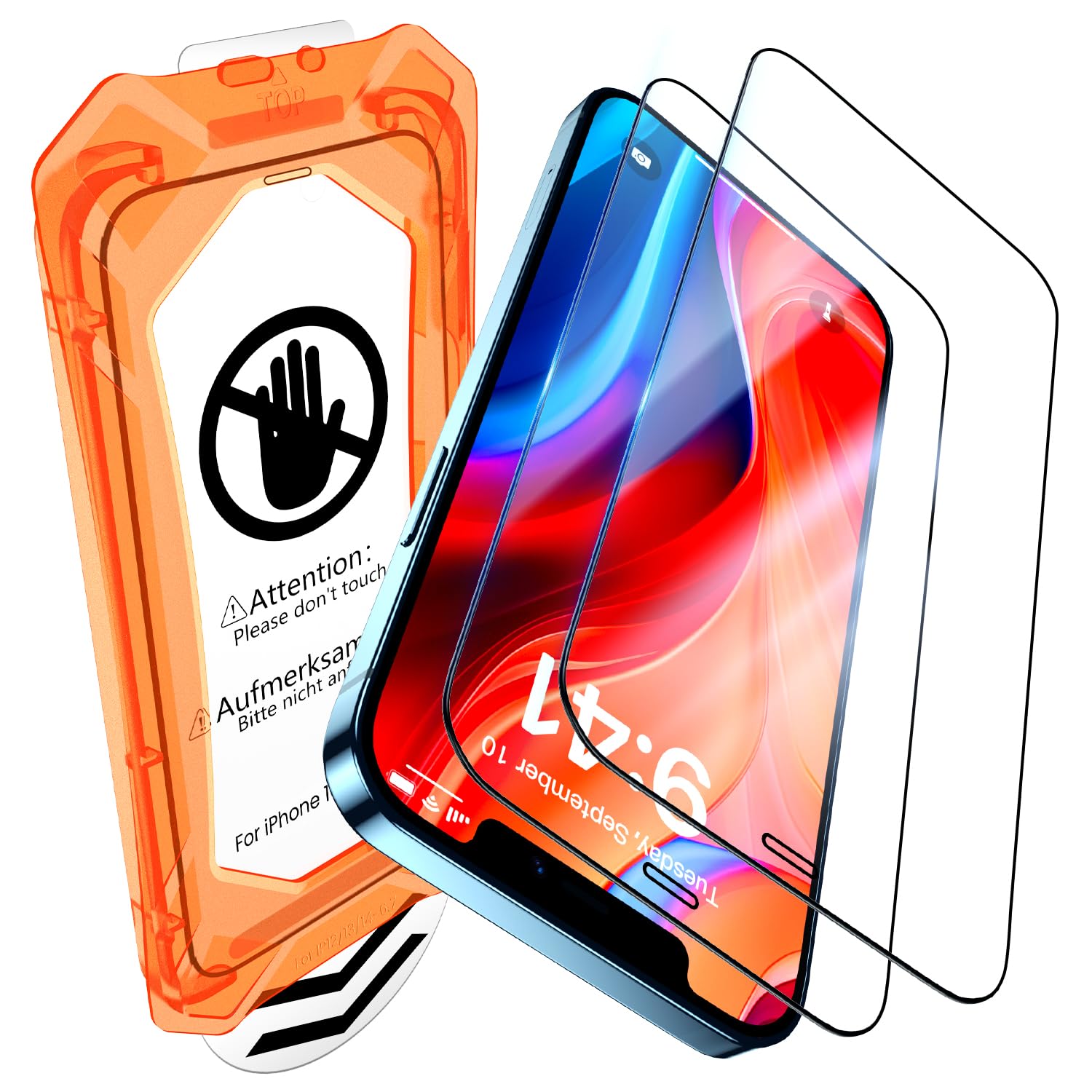 UniqueMe for iPhone 12 Pro Max Screen Protector - 2 Packs