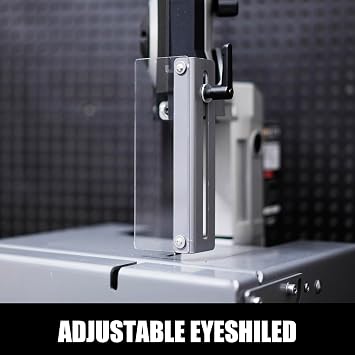 table top band saw, 5 Cutting, 137-472 FPM, 10A motor metal bandsaw | Variable Speed, adjustable speed, Cutting Metal, Wood & PVC, liftable worktable, deep cut, benchtop, LED spotlight