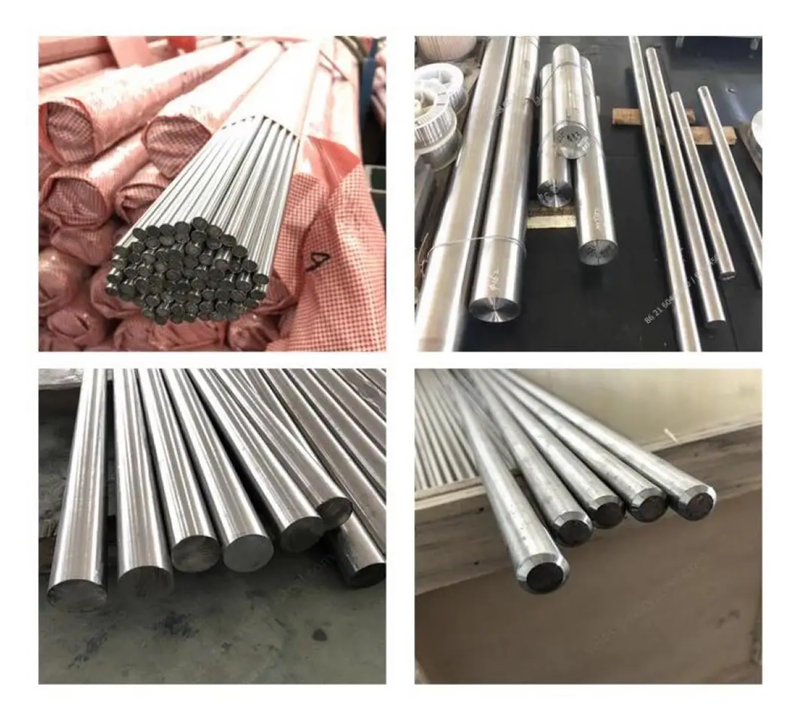 pręt stalowy, Pręt okrągły ze stali nierdzewnej 304, srebrny, średnica 2 mm-10 mm(100mm,4.5mm)