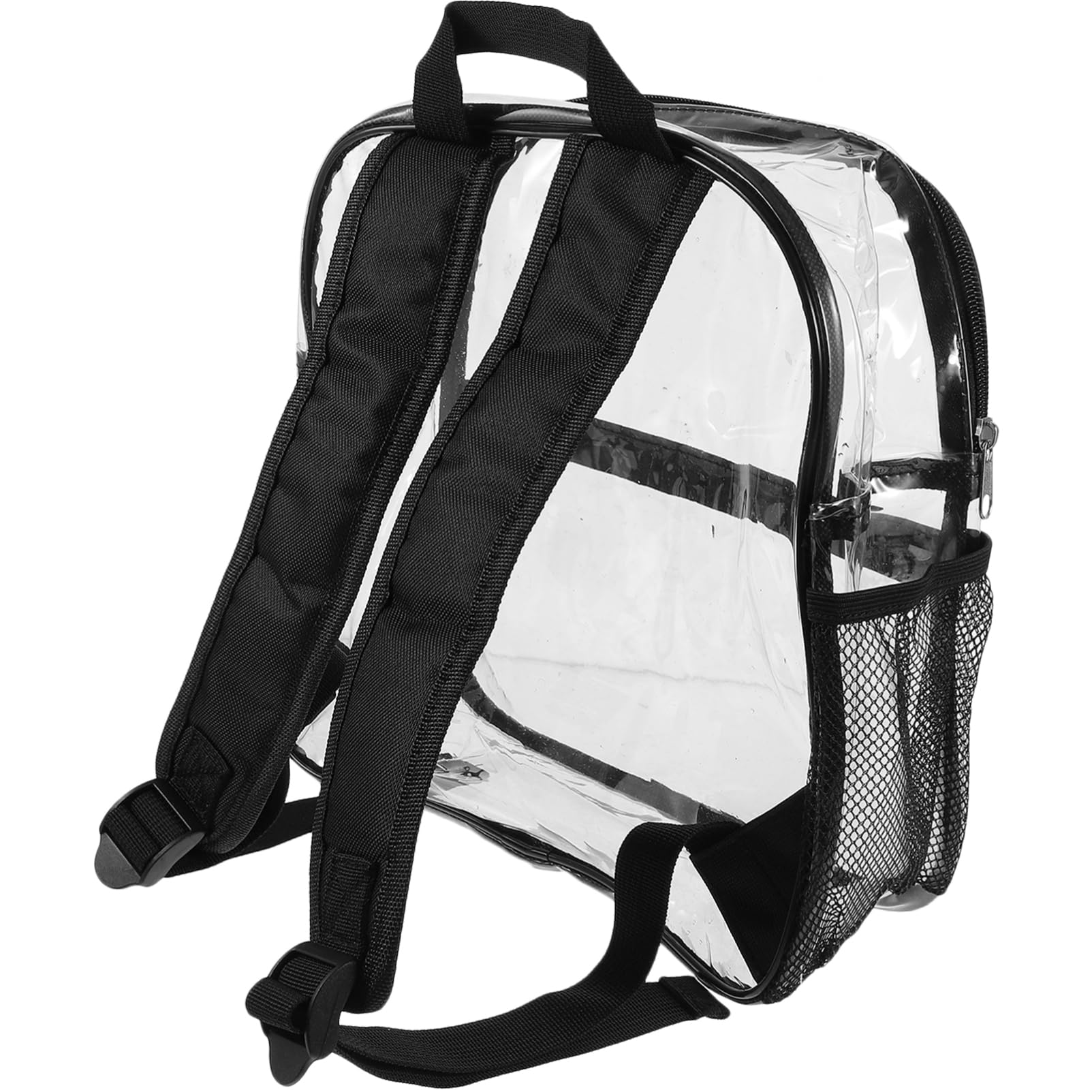 LIFKOME Transparent Backpack for Women Casual Satchel Bag Lightweight Travel Pouch for Phone Purse