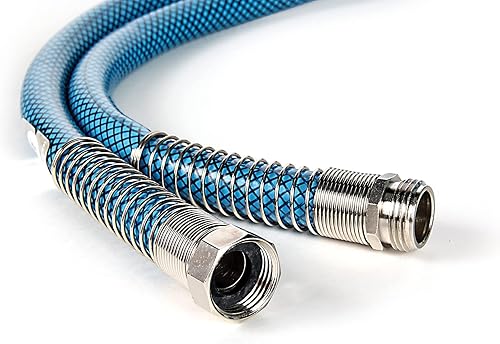 Miniatura 3 de Camco TastePURE - Manguera de agua potable prémium | 35 pies (22843) y filtro de agua TastePURE RV/Marine | Cuenta con protector de manguera flexible