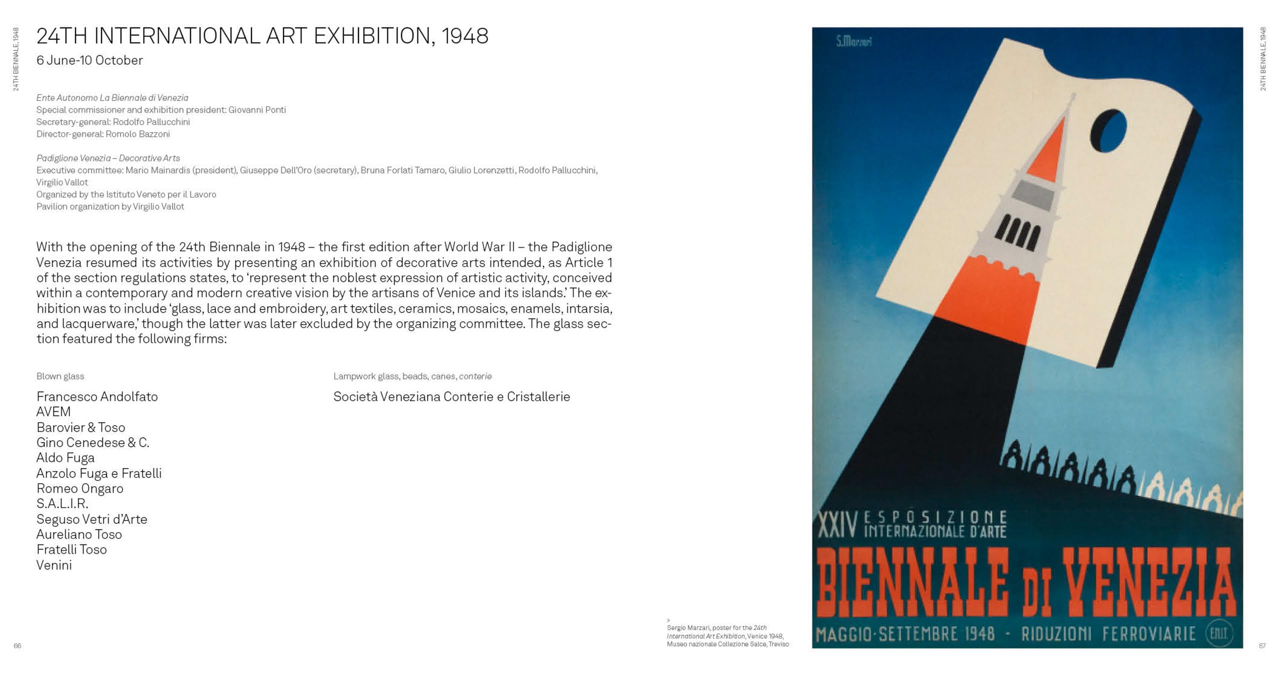 1948-1958. Murano glass and the Venice Biennale. Ediz. a colori