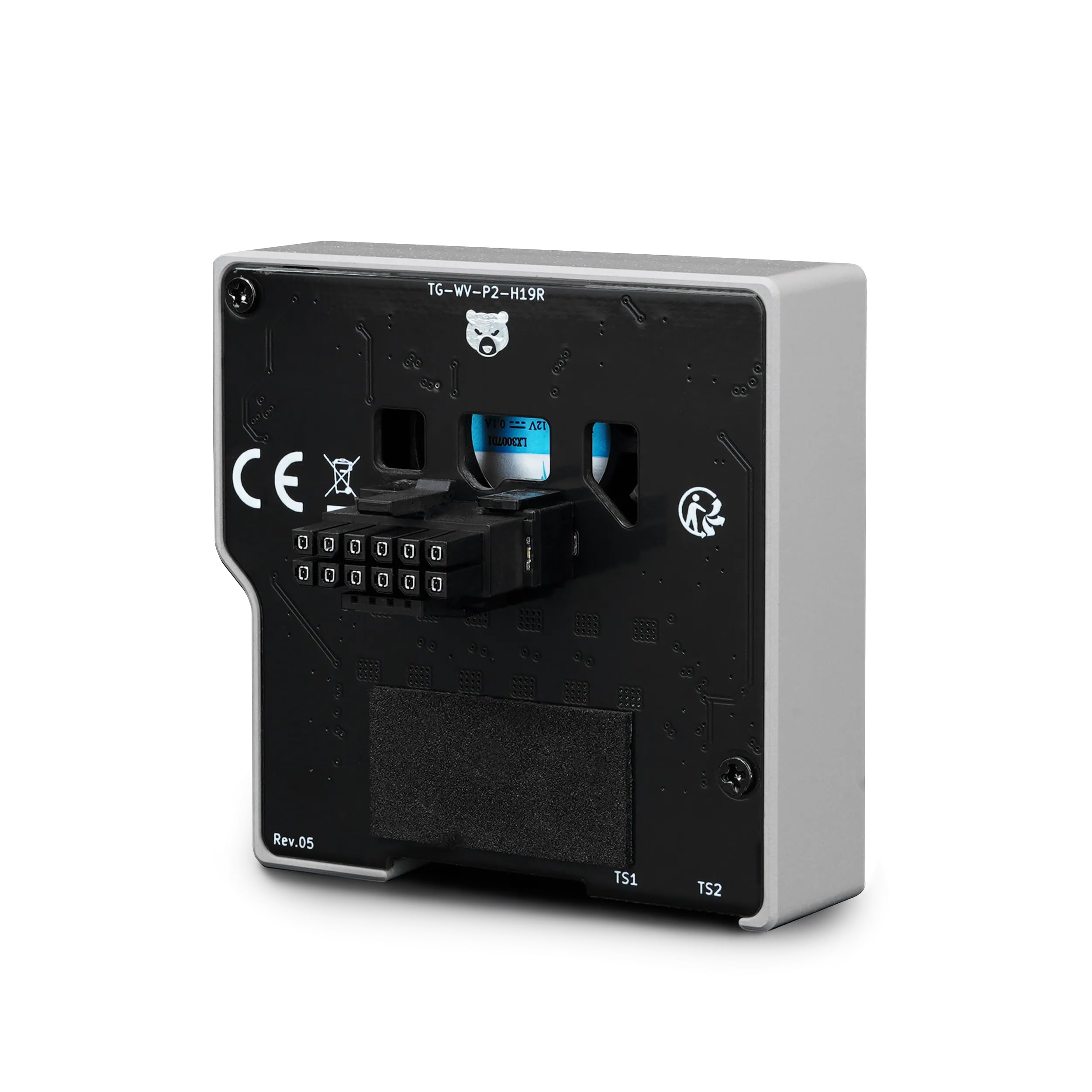 Thermal Grizzly WireView Pro II GPU - Dispositivo di monitoraggio GPU per schede grafiche 12V-2x6 e 12VHPWR con monitoraggio corrente per pin, display TFT-IPS e instradamento dei cavi a 90 gradi