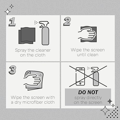 Miniatura 4 de Quick N Brite Limpiador de pantalla limpiador de pantalla para teléfono portátil tableta pantalla plana LCDLED monitores de computadora y lentes no