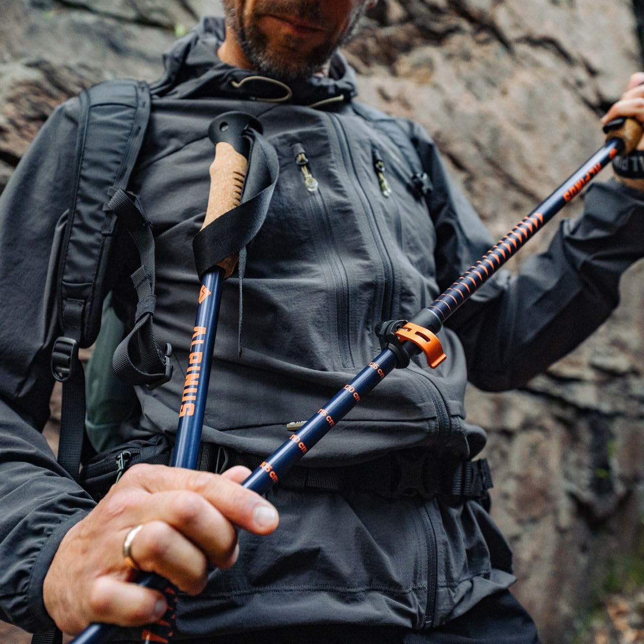 Alpinus Kurtka męska softshell Pourri zielona FF18606