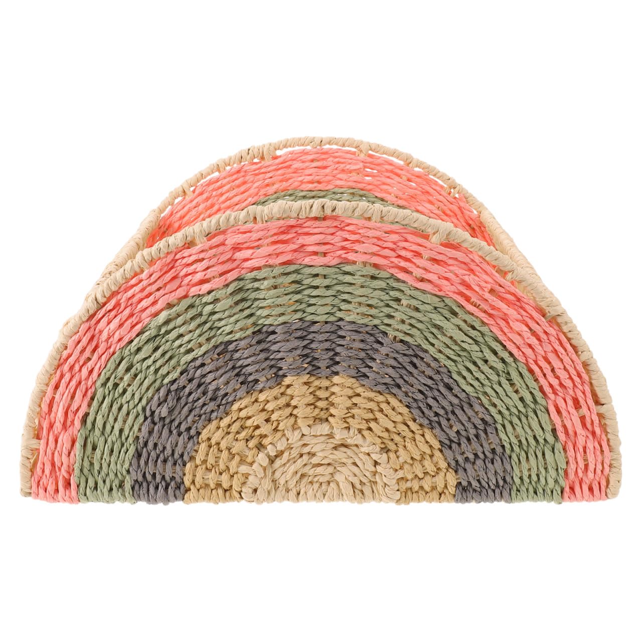 Panier de rangement en corde de papier tressé boîte décorative portable avec support métal