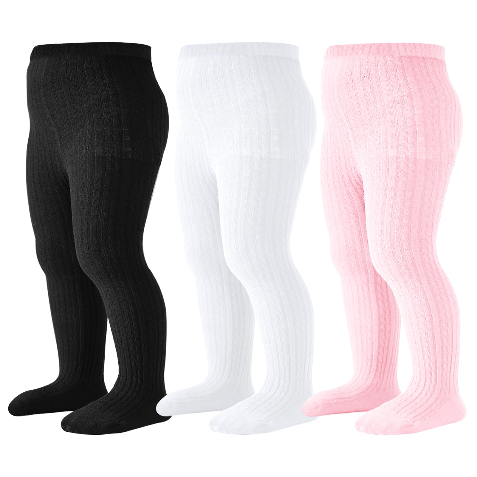 Baby Tights Toddler Girls Cable Knit Cotton Leggings Stockings Pantyhose
