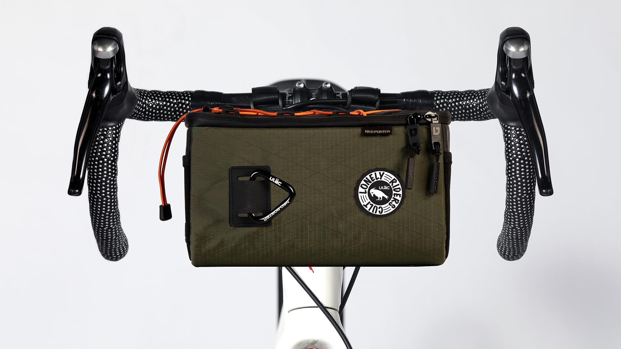 ULAC NEO PORTER COURSIER GT MAX 4.2L Bicycle Handlebar Bag, Waterproof Large Capacity Cycling Storage Bag(Moss)