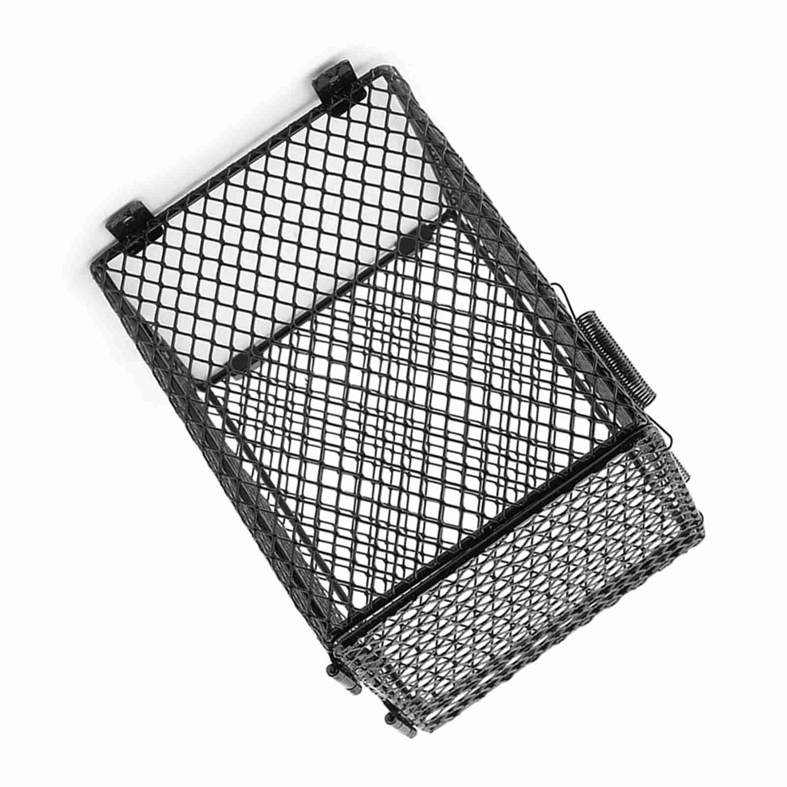 SIXRUN La Cubierta de Malla Resistente para Luz de Reptiles Evita Quemaduras, Adecuada para Lámpara de Cerámica, Luz Calefactora para Amantes de los Reptiles, Día y Noche (cuadrado)