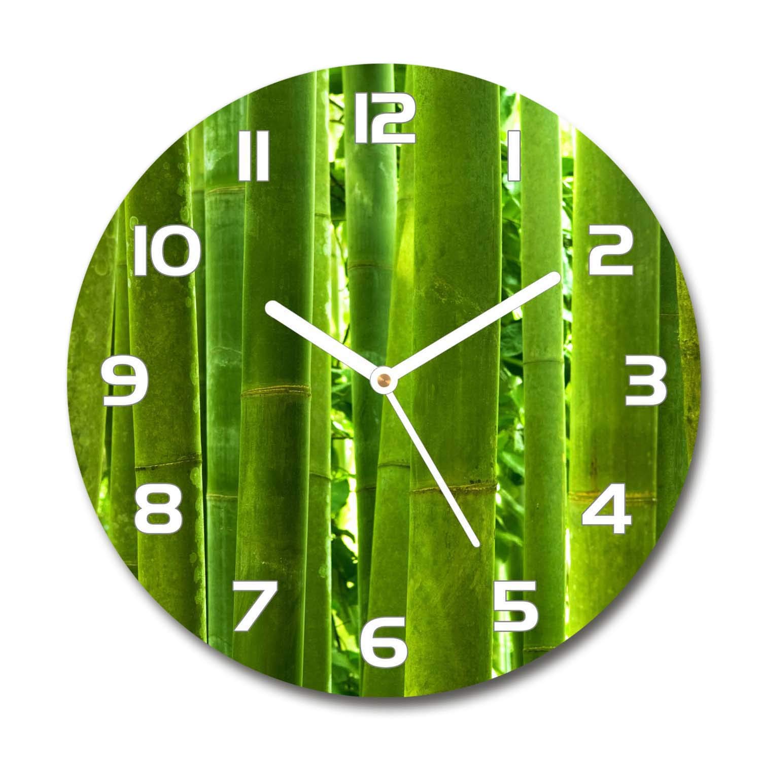 Horloge en verre rond 30cm silencieuse pour en finir avec le tic-tac