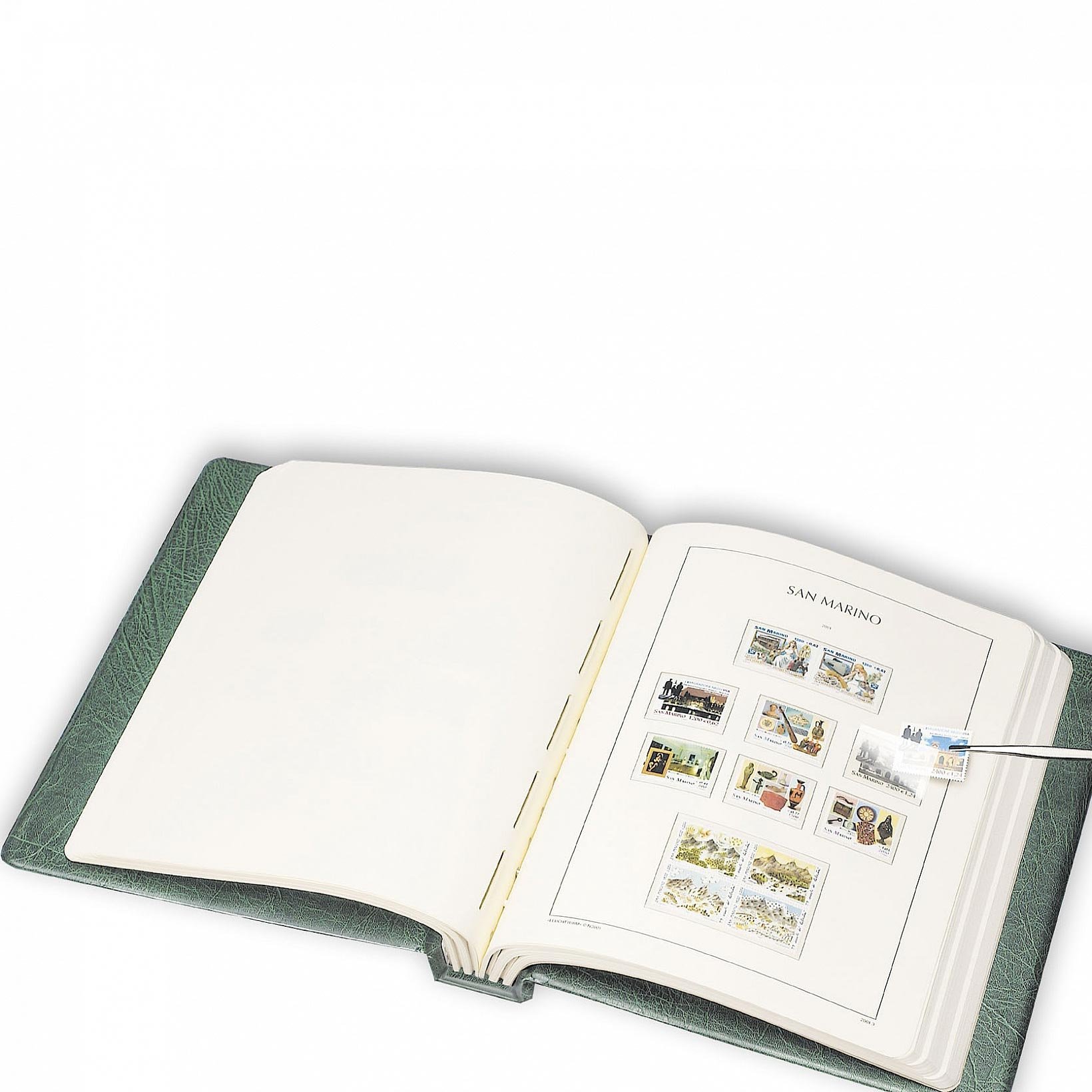 Leuchtturm 357274 album do nadruku SF - na znaczki Perfect DP w klasycznym wzornictwie - Niemcy 2015-2023 - niebieski