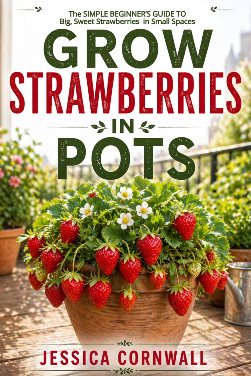 Grow Strawberries in Pots: The Simple Beginner’s Guide to Growing Big, Sweet Strawberries in Small Spaces (Grow Food Anywhere Series)