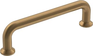 Amerock | Cabinet Pull | Champagne Bronze | 3-3/4 inch (96 mm) Center-to-Center | Factor | 1 Pack | Drawer Pull | Cabinet Handle | Cabinet Hardware