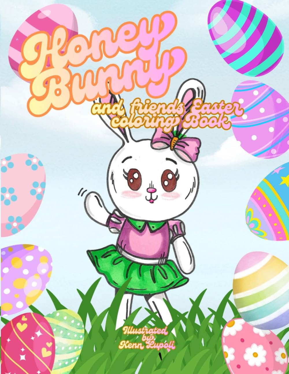 Honey Bunny and Friends Easter Coloring Book