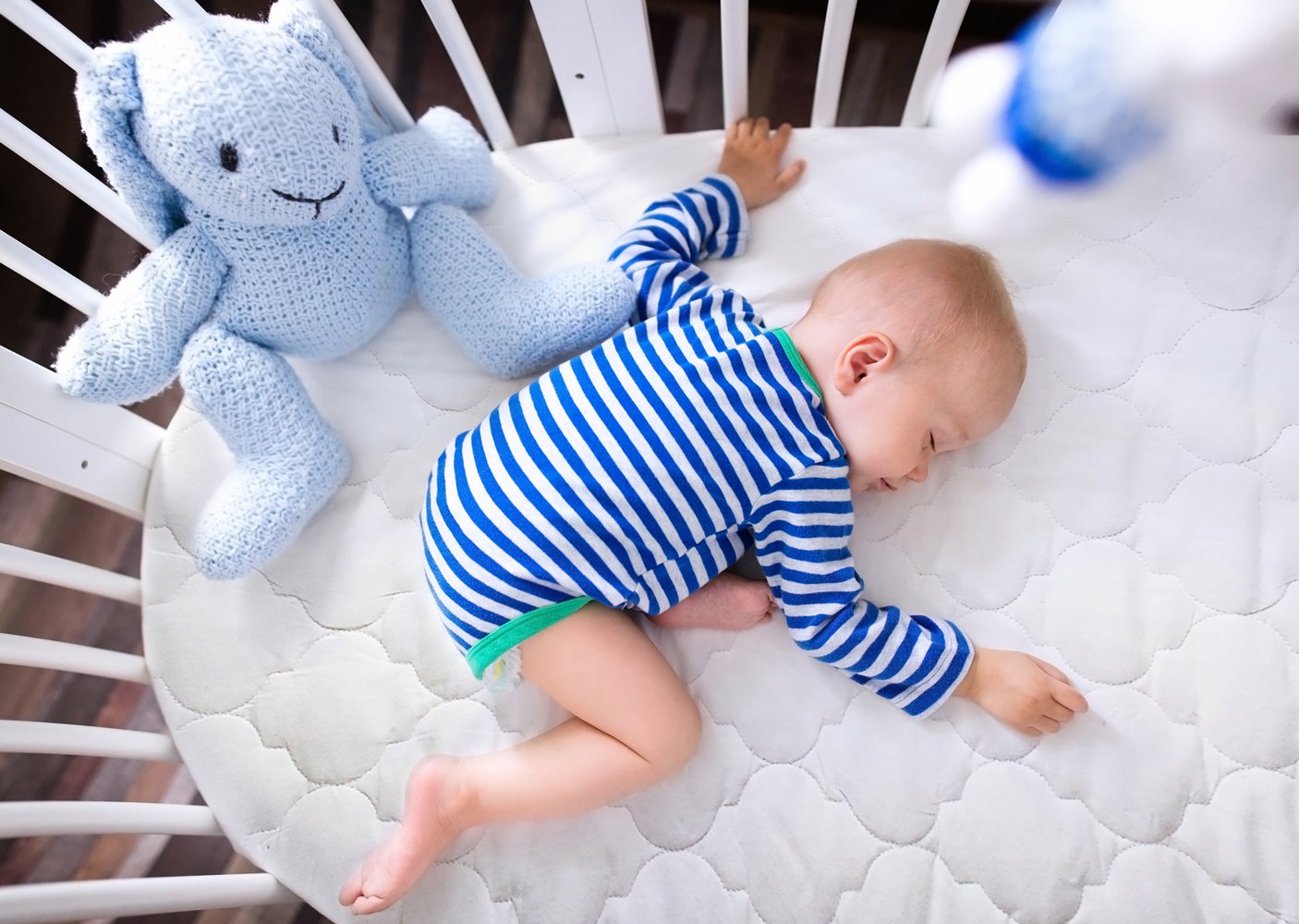 Snoozy 100 Waterproof Cotton Bassinet Pad Beige 15x30 Machine