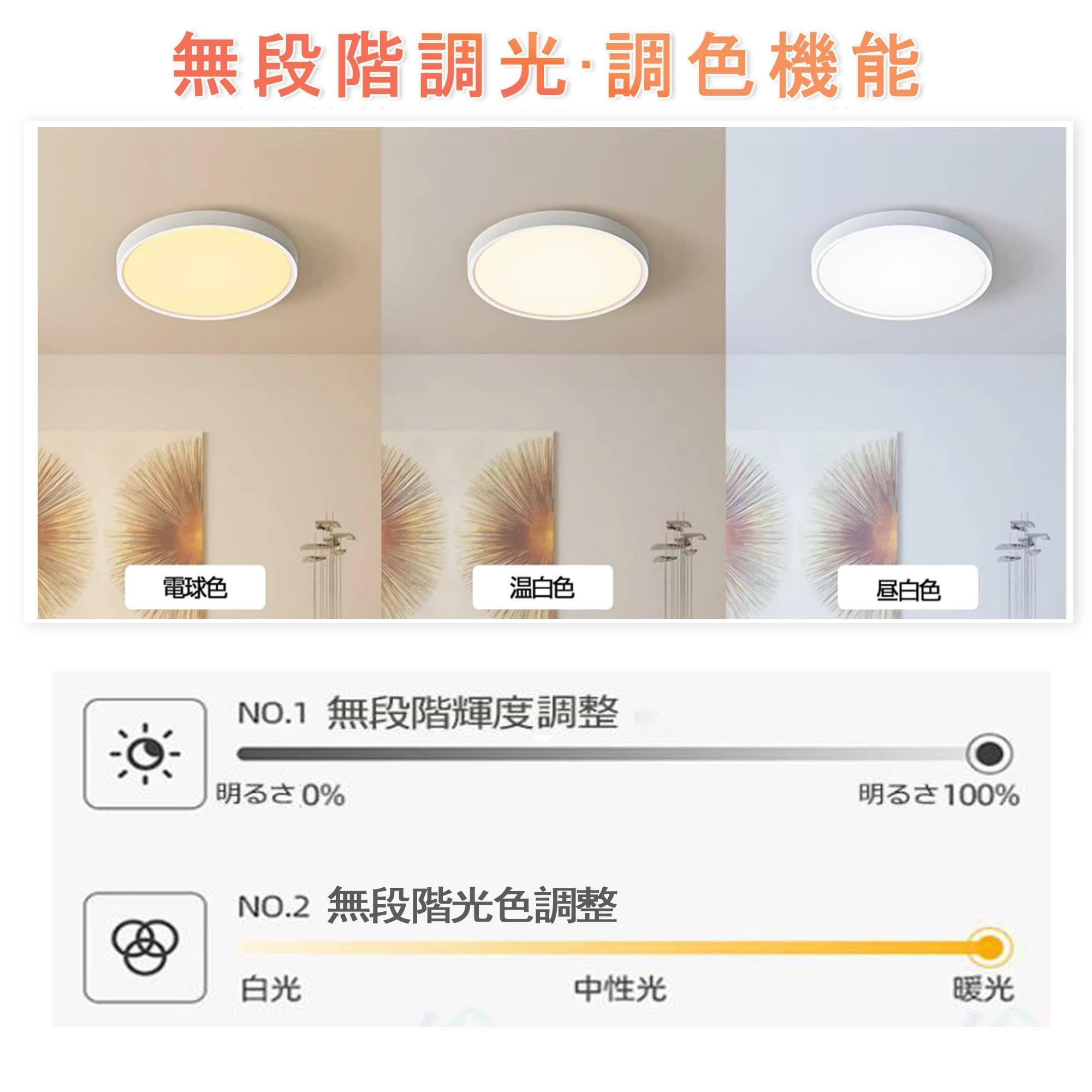 Amazon.co.jp : 【ワンタッチ一体型】LEDシーリングライト 6畳 8畳 33w
