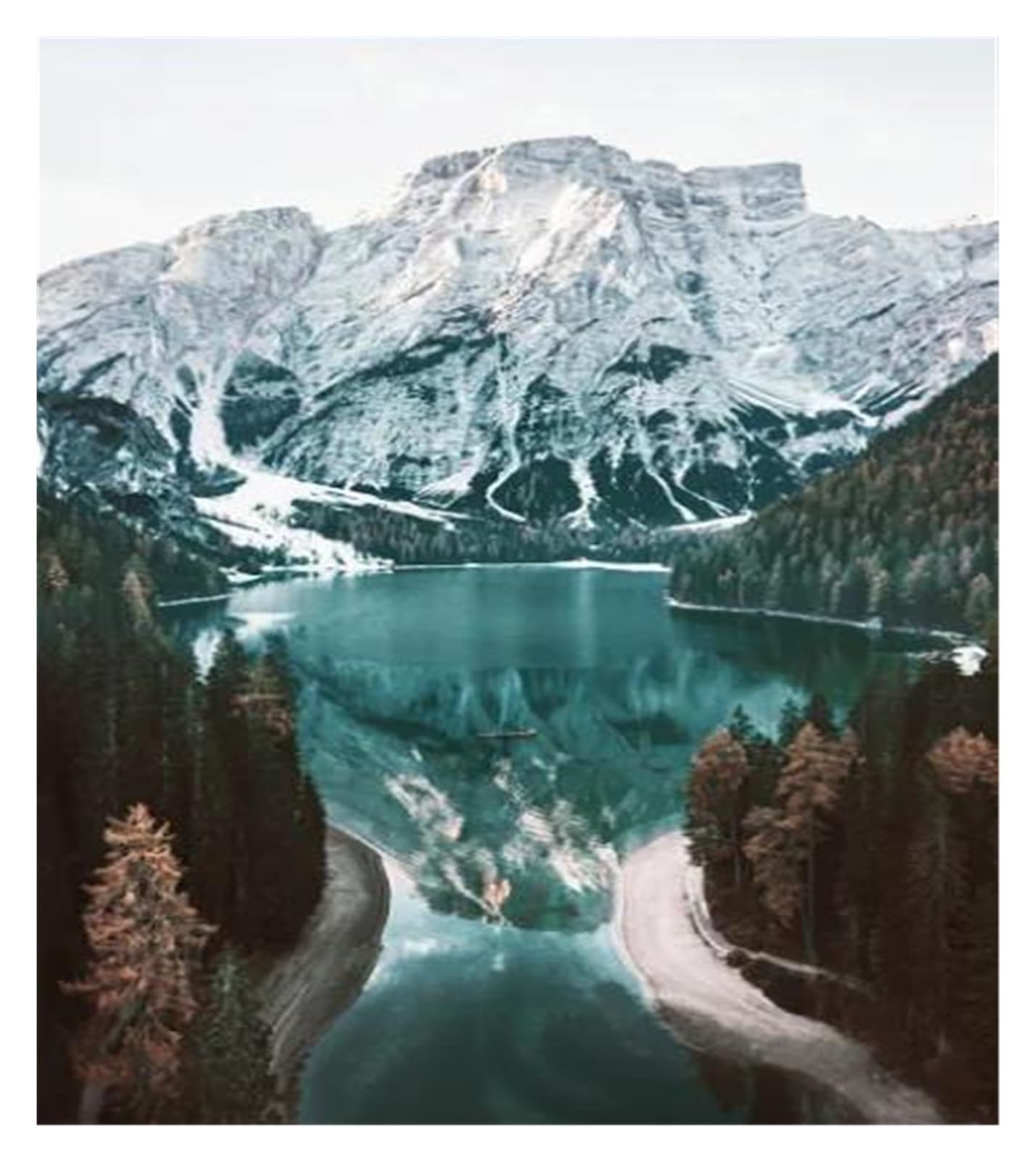 Impression sur toile paysage nordique XENITE haut de gamme