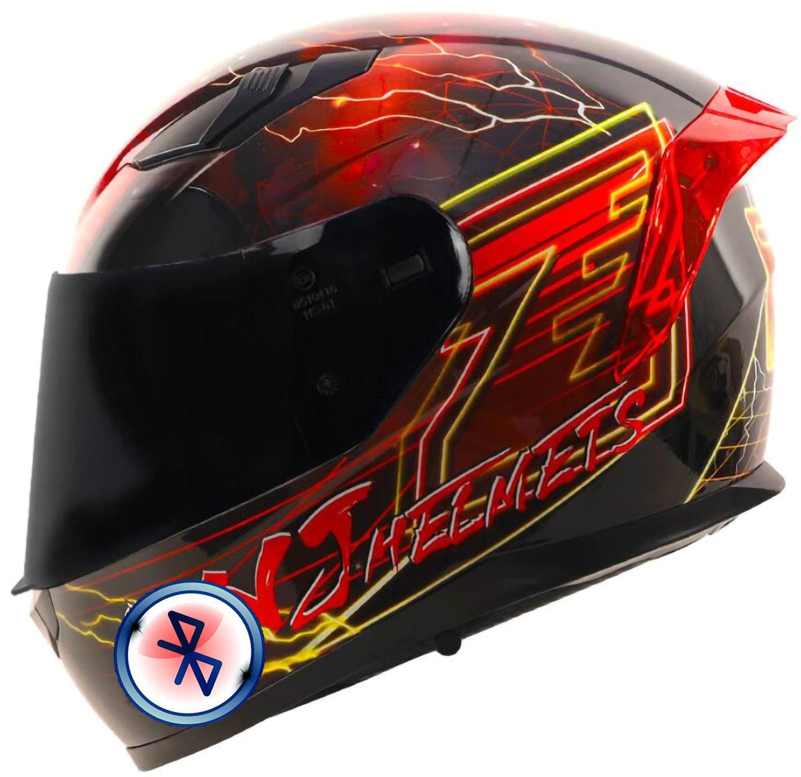 Casque moto bluetooth modulaire anti-buée pour rouler sans buée