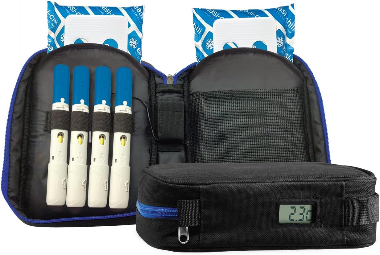 MediGenix CoolMeds 28°C Bag for Transporting Temperature Sensitive Medicine, with Cold Packs