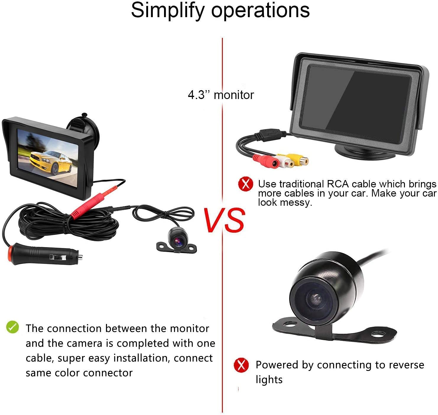 Radio Coche Bluetooth OBEST Cu00e1mara De Marcha Atru00e1s Coche Y