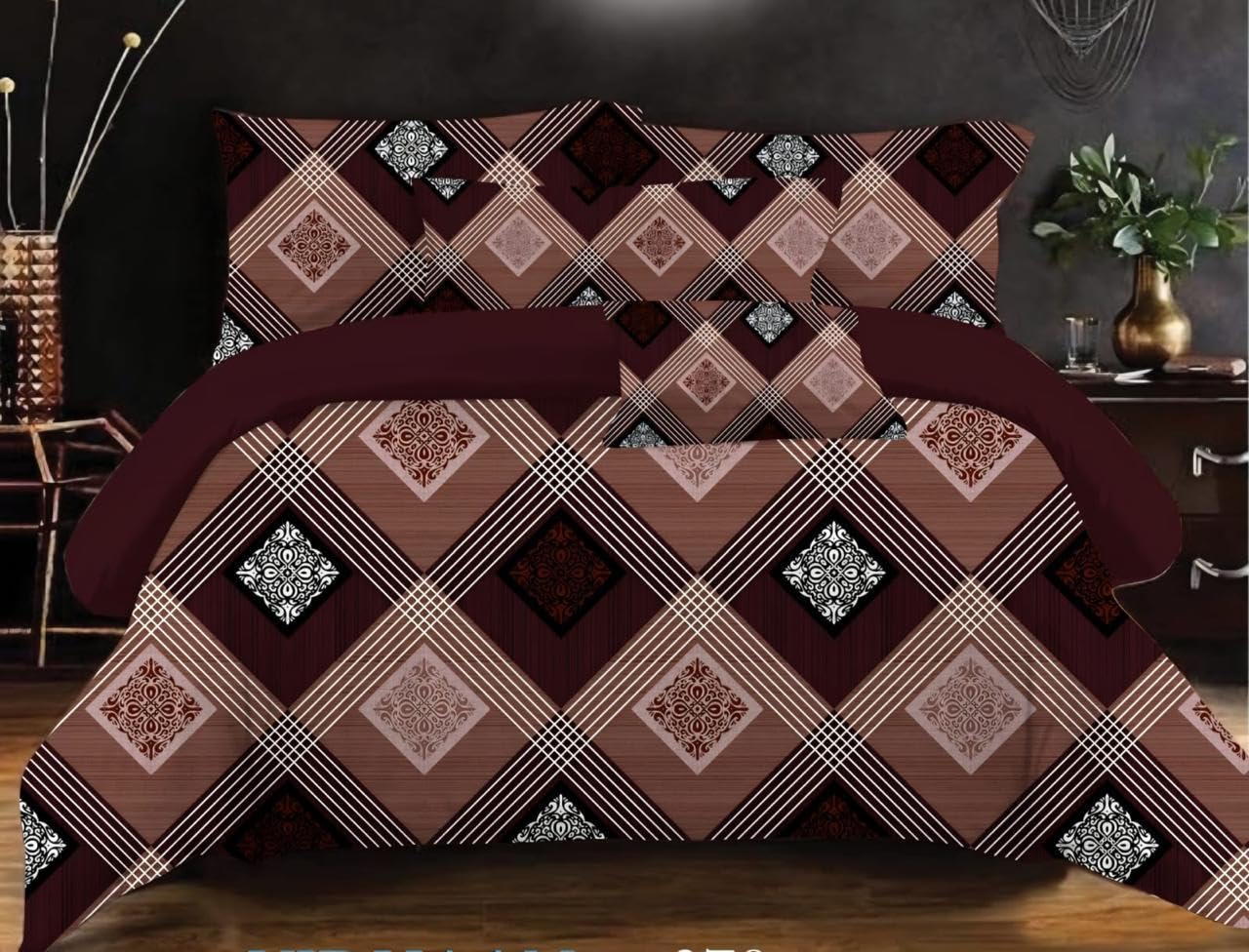 Ahmedabad Cotton Bedsheet Quality 100% Fast Colour No Shrinkage-image-0