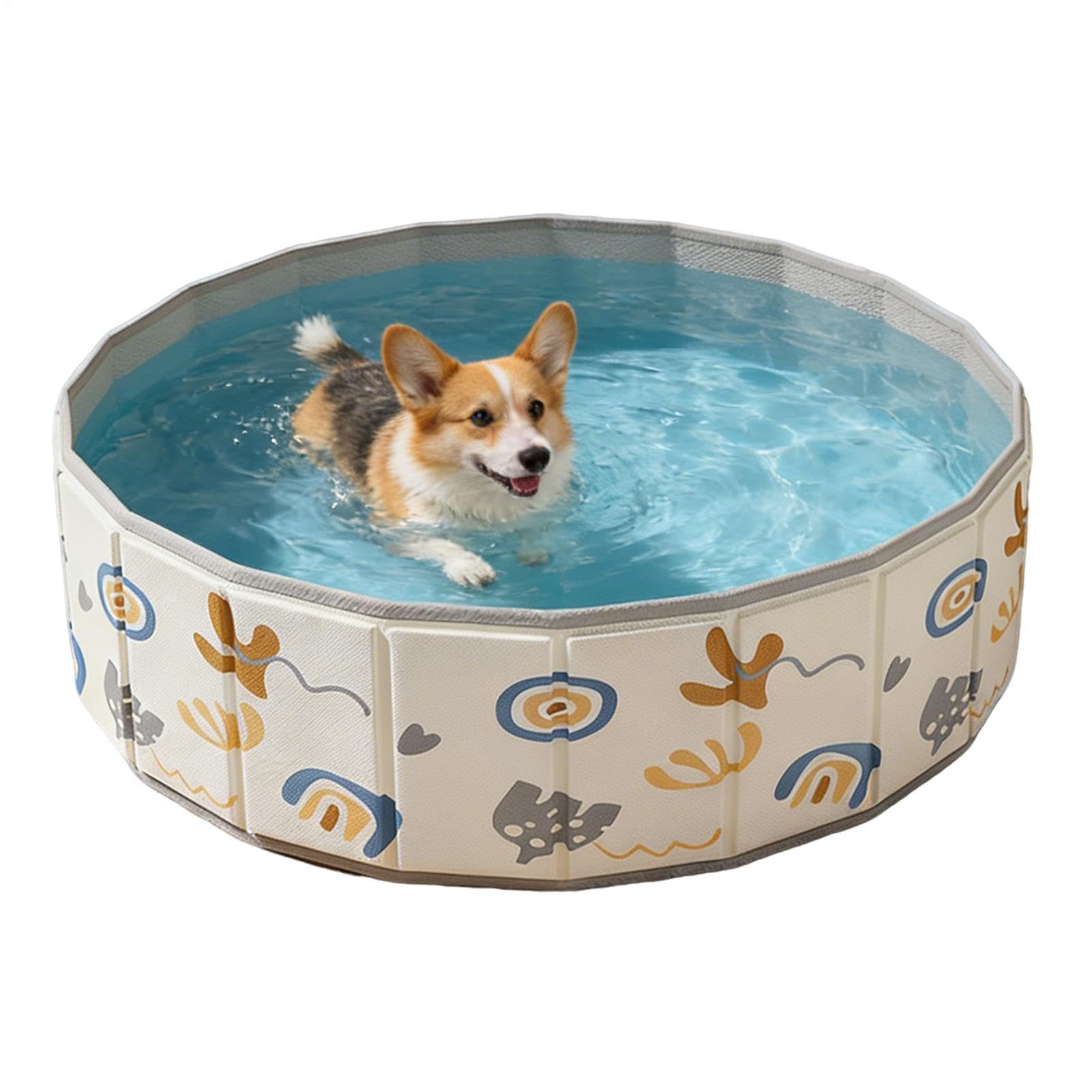 Piscine pour chien non gonflable et pliable pour un rafraîchissement rapide