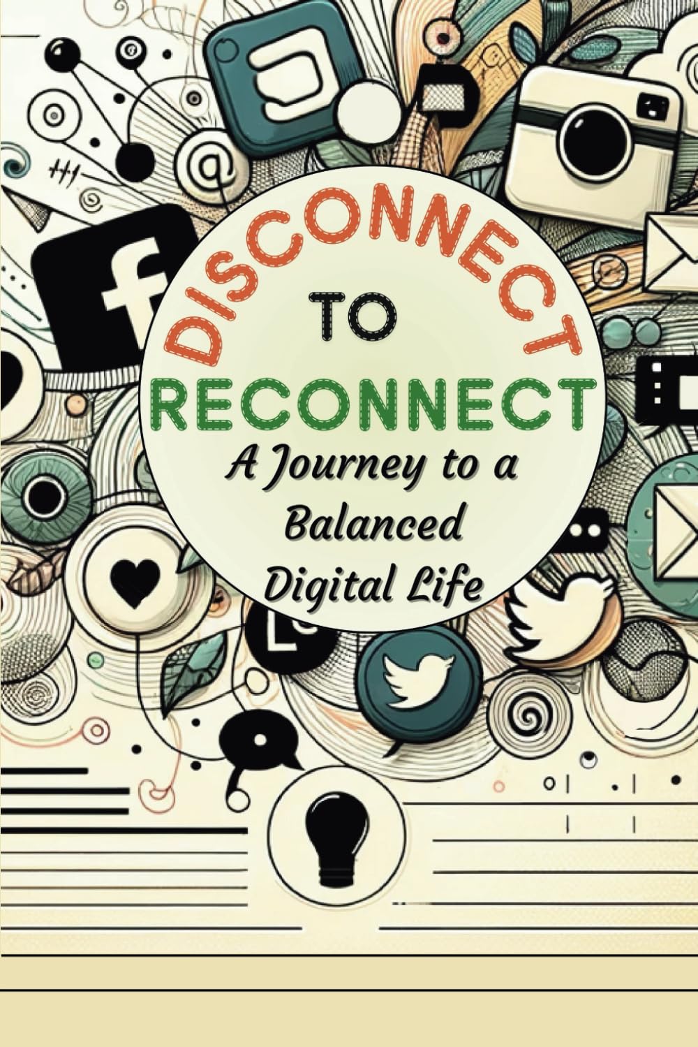 Disconnect to Reconnect: A Journey to a Balanced Digital Life - A 30-Day Digital Wellness Workbook & Journal that Helps Cultivate Happiness, Presence, ... Wellness Activities and Mindful Reflections
