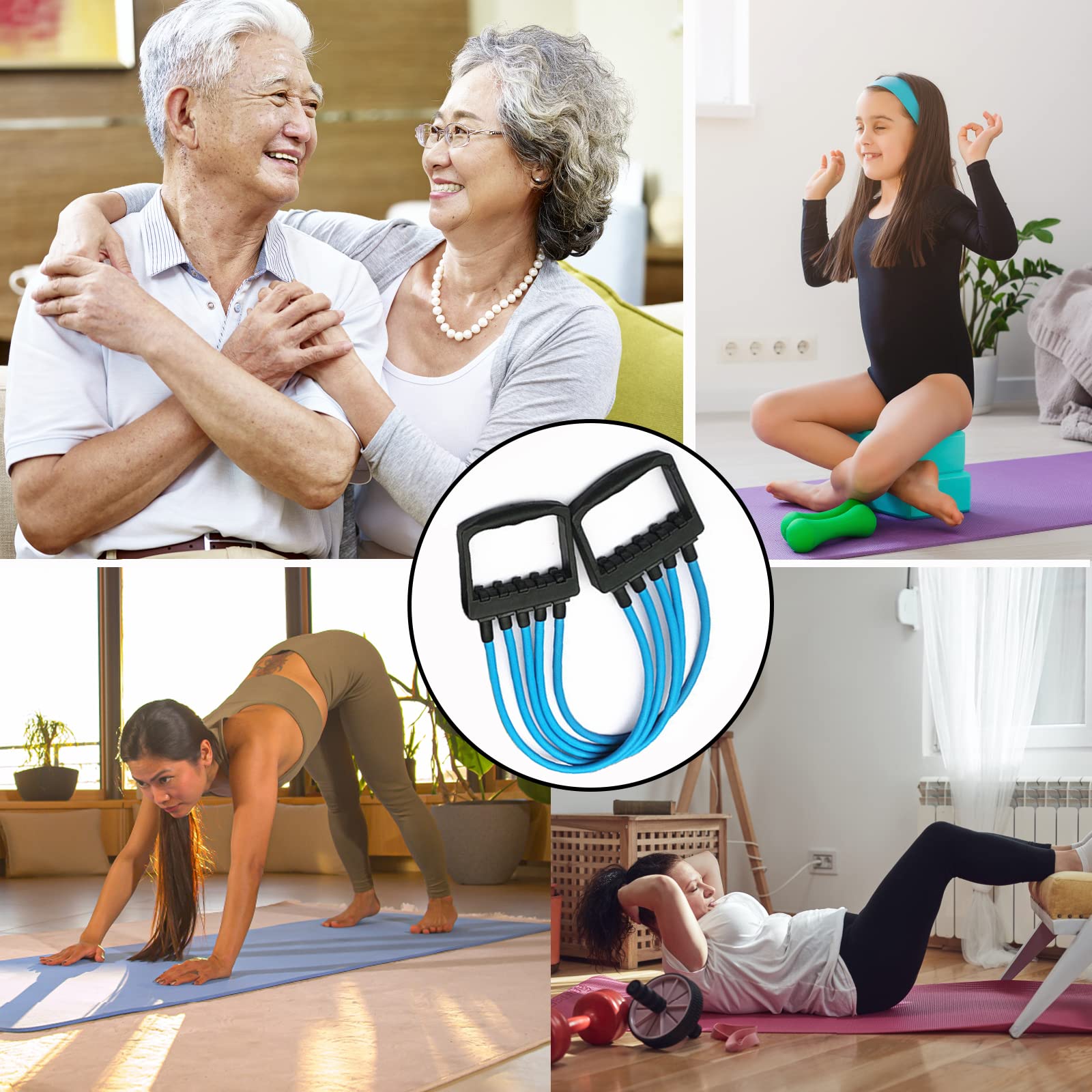 Estensore a Molla, Allenamento Pettorali Uomo, Estensore Fitness, per Allenatore Muscolare, Allenatore di Forza, Dispositivo di Allenamento Della Presa