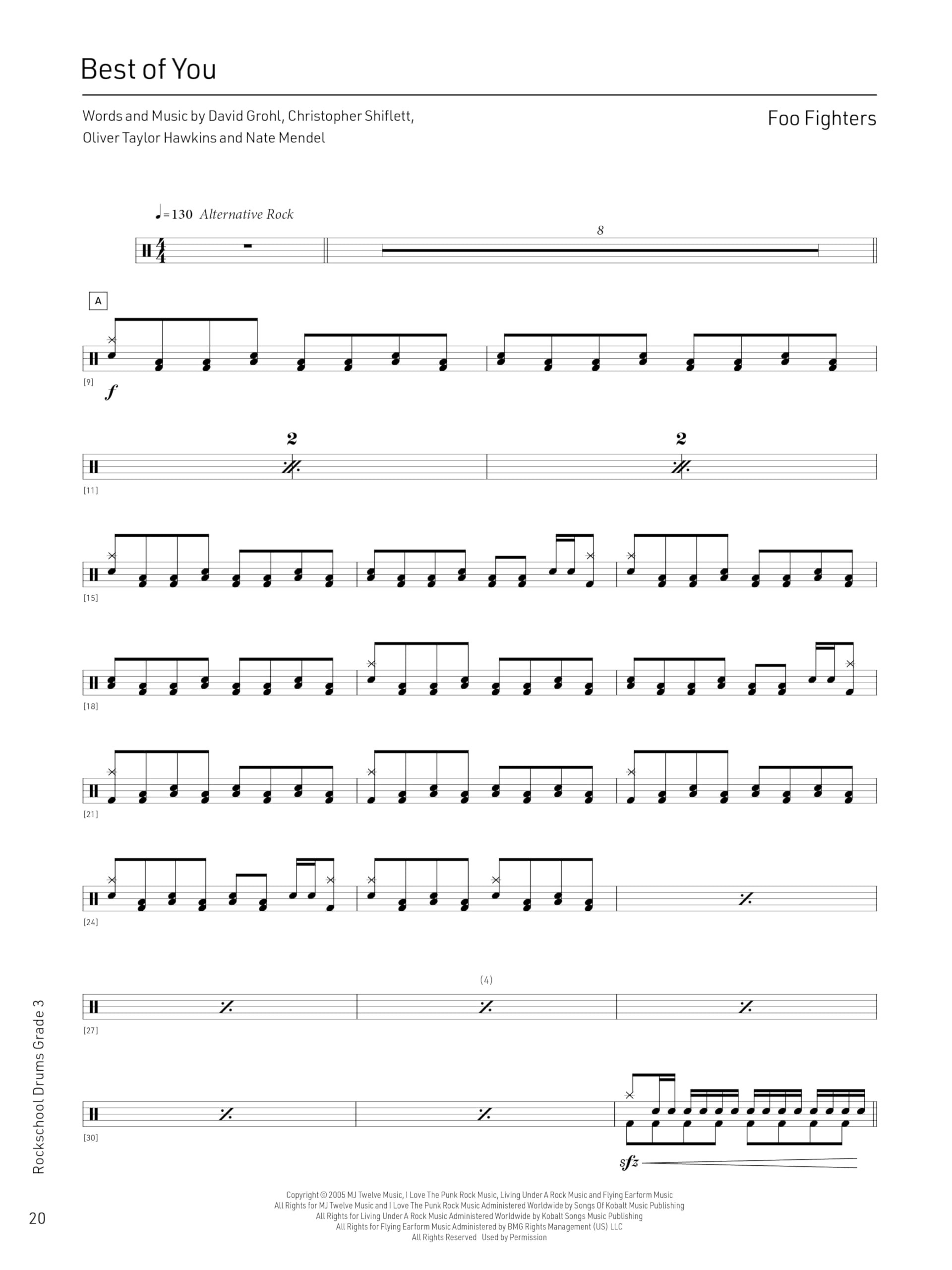 Rockschool Drums Grade 3 (2024)