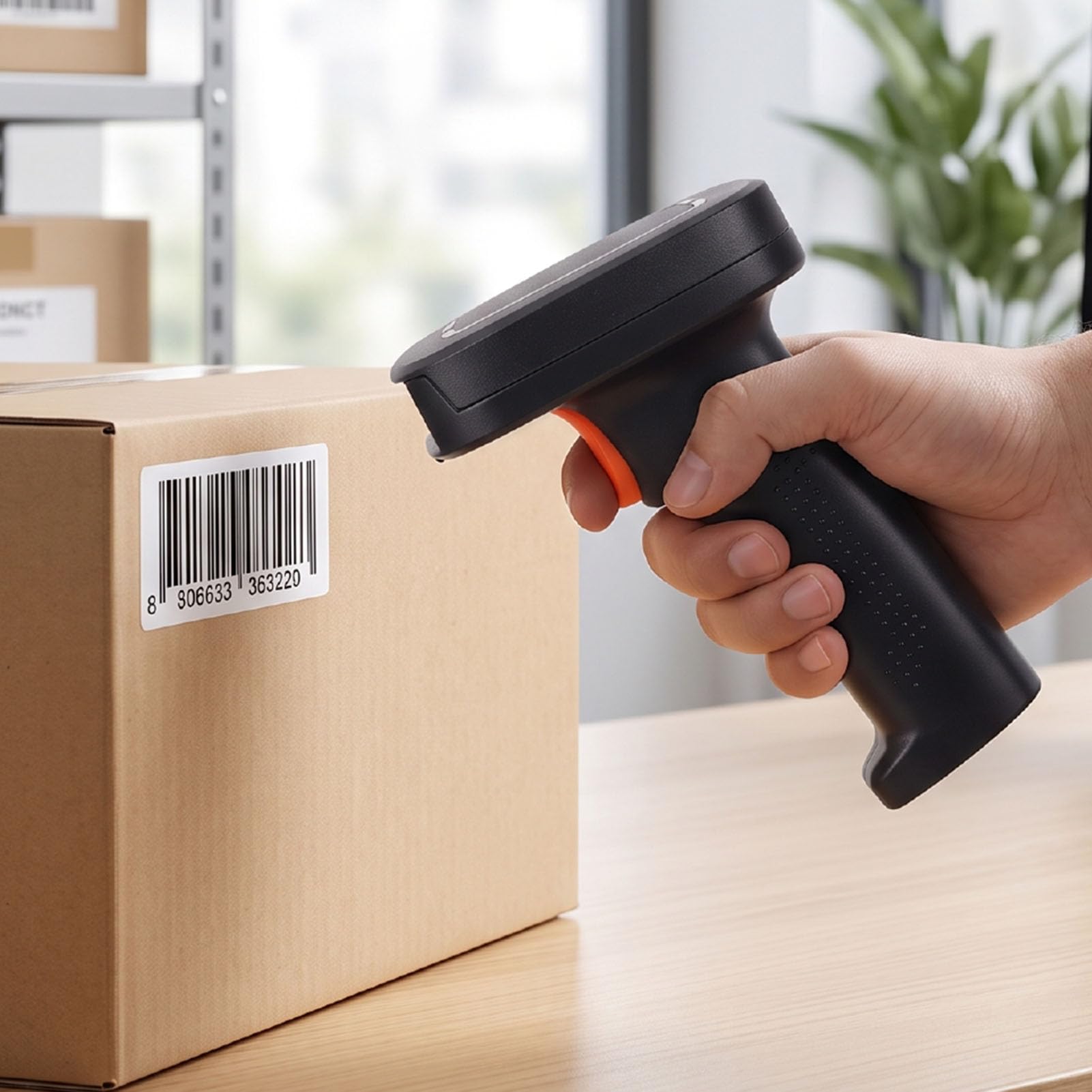 VBESTLIFE Scanner de Codes-Barres Portable sans Fil 2D 1D pour L'inventaire