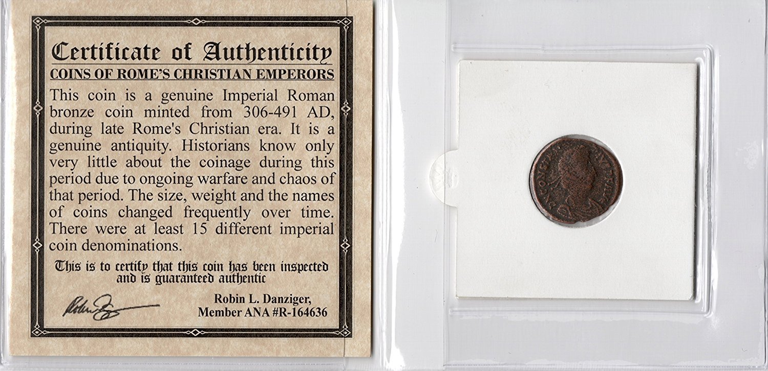 Constantius II Certified Authentic Ancient Roman Coin