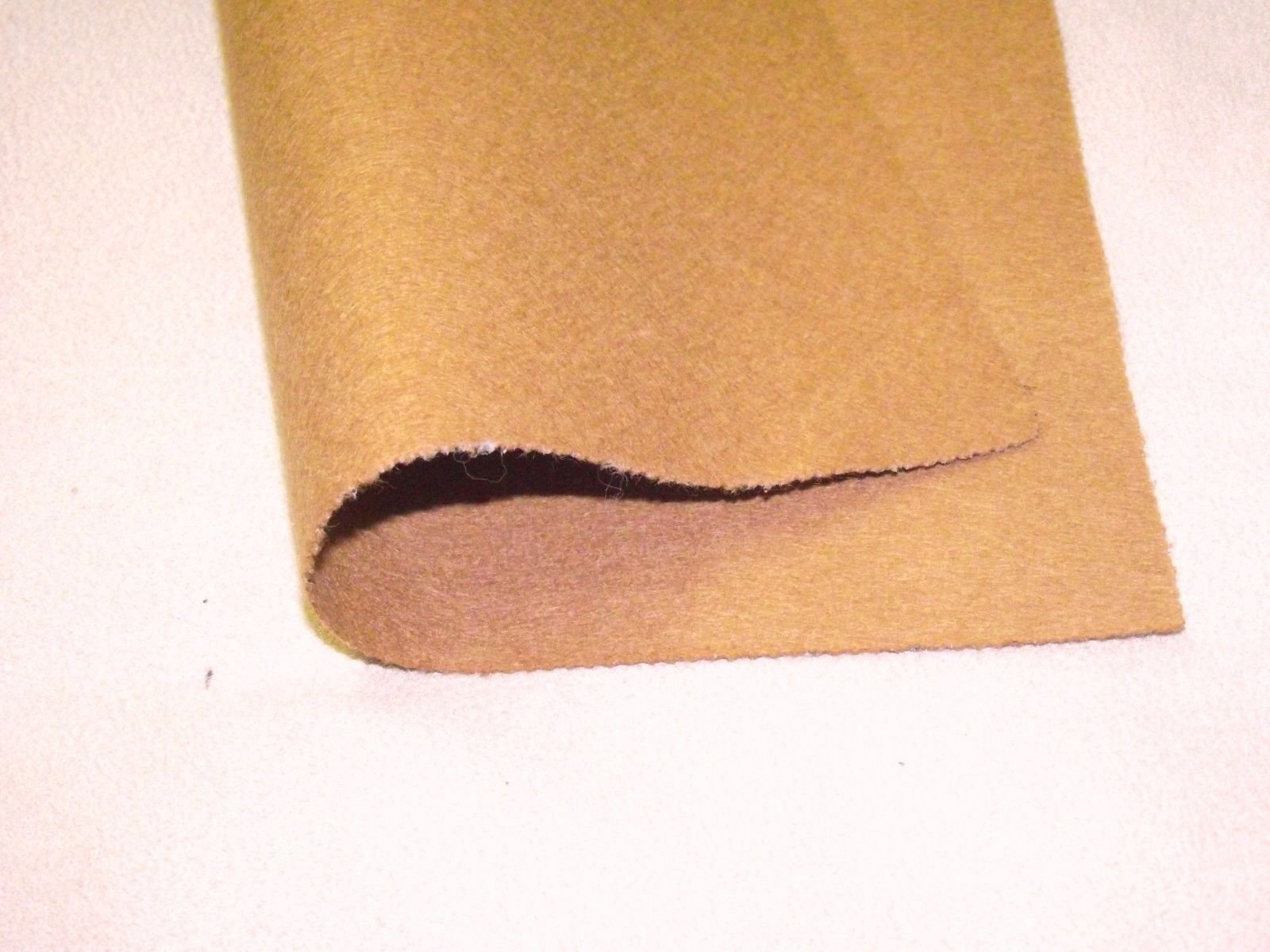 Crs Fur Fabrics Brown Acrylic Felt Baize Craft/Poker Fabric Material - Teddy Sample - 23Cmx23cm